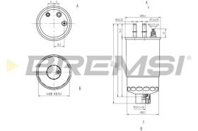 Bremsi FE0158 - FILTRO DE COMBUSTIBLE | FUEL FILTER