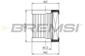 Bremsi FE0325 - FILTRO DE COMBUSTIBLE | FUEL FILTER