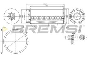 Bremsi FE0334 - FILTRO DE COMBUSTIBLE | FUEL FILTER