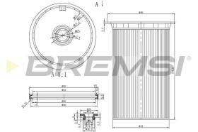 Bremsi FE0341 - FILTRO DE COMBUSTIBLE | FUEL FILTER
