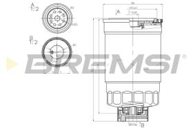 Bremsi FE0348 - FILTRO DE COMBUSTIBLE | FUEL FILTER