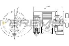 Bremsi FE0349 - FILTRO DE COMBUSTIBLE | FUEL FILTER
