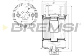 Bremsi FE0350 - FILTRO DE COMBUSTIBLE | FUEL FILTER