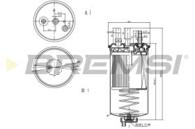 Bremsi FE0351 - FILTRO DE COMBUSTIBLE | FUEL FILTER