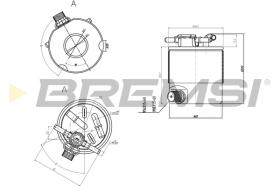 Bremsi FE0357 - FILTRO DE COMBUSTIBLE | FUEL FILTER