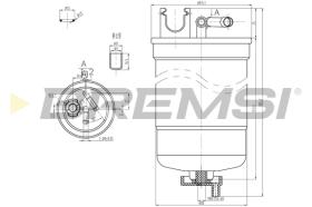 Bremsi FE0369 - FILTRO DE COMBUSTIBLE | FUEL FILTER