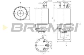 Bremsi FE0373 - FILTRO DE COMBUSTIBLE | FUEL FILTER