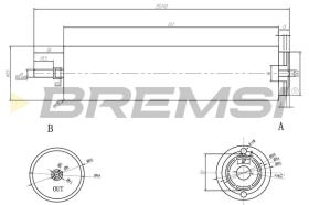 Bremsi FE0374 - FILTRO DE COMBUSTIBLE | FUEL FILTER