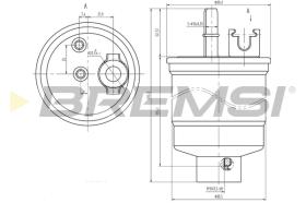 Bremsi FE0376 - FILTRO DE COMBUSTIBLE | FUEL FILTER