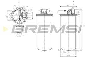 Bremsi FE0378 - FILTRO DE COMBUSTIBLE | FUEL FILTER