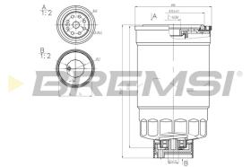 Bremsi FE0379 - FILTRO DE COMBUSTIBLE | FUEL FILTER