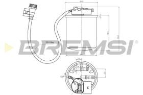 Bremsi FE0383 - FILTRO DE COMBUSTIBLE | FUEL FILTER