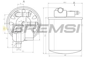 Bremsi FE0385 - FILTRO DE COMBUSTIBLE | FUEL FILTER
