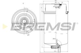 Bremsi FE0387 - FILTRO DE COMBUSTIBLE | FUEL FILTER