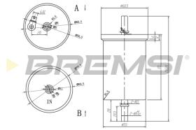 Bremsi FE0390 - FILTRO DE COMBUSTIBLE | FUEL FILTER