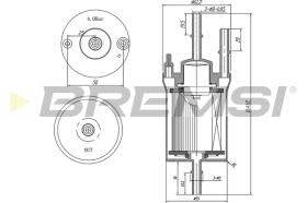 Bremsi FE0391 - FILTRO DE COMBUSTIBLE | FUEL FILTER
