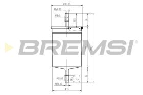 Bremsi FE0394 - FILTRO DE COMBUSTIBLE | FUEL FILTER