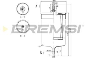 Bremsi FE0395 - FILTRO DE COMBUSTIBLE | FUEL FILTER