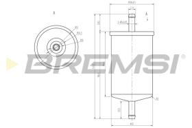 Bremsi FE0397 - FILTRO DE COMBUSTIBLE | FUEL FILTER
