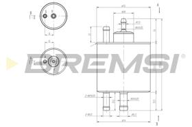 Bremsi FE0398 - FILTRO DE COMBUSTIBLE | FUEL FILTER