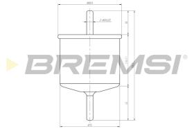 Bremsi FE0399 - FILTRO DE COMBUSTIBLE | FUEL FILTER