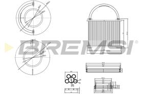Bremsi FE0762 - FILTRO DE COMBUSTIBLE | FUEL FILTER