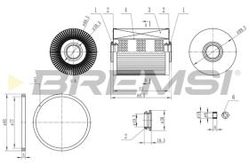 Bremsi FE0770 - FILTRO DE COMBUSTIBLE | FUEL FILTER