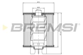 Bremsi FE0775 - FILTRO DE COMBUSTIBLE | FUEL FILTER