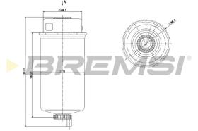 Bremsi FE0778 - FILTRO DE COMBUSTIBLE | FUEL FILTER