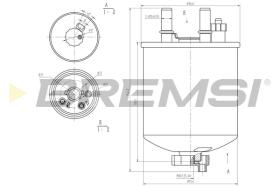Bremsi FE0784 - FILTRO DE COMBUSTIBLE | FUEL FILTER