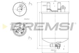 Bremsi FE0785 - FILTRO DE COMBUSTIBLE | FUEL FILTER