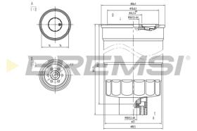 Bremsi FE0789 - FILTRO DE COMBUSTIBLE | FUEL FILTER