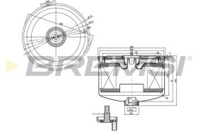 Bremsi FE0795 - FILTRO DE COMBUSTIBLE | FUEL FILTER