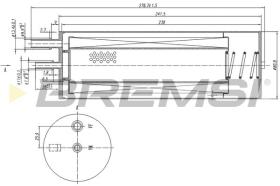 Bremsi FE0796 - FILTRO DE COMBUSTIBLE | FUEL FILTER