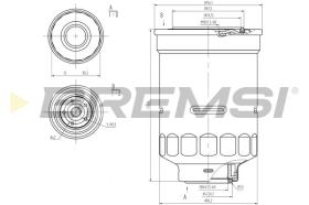 Bremsi FE0798 - FILTRO DE COMBUSTIBLE | FUEL FILTER