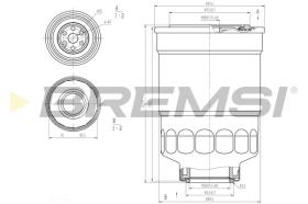 Bremsi FE0799 - FILTRO DE COMBUSTIBLE | FUEL FILTER