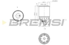 Bremsi FE0801 - FILTRO DE COMBUSTIBLE | FUEL FILTER