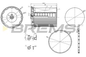 Bremsi FE0802 - FILTRO DE COMBUSTIBLE | FUEL FILTER