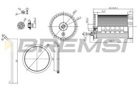Bremsi FE0803 - FILTRO DE COMBUSTIBLE | FUEL FILTER