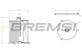 Bremsi FE0805 - FILTRO DE COMBUSTIBLE | FUEL FILTER