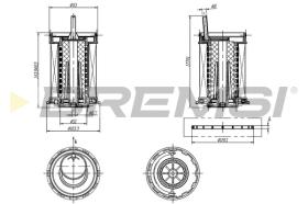 Bremsi FE0806 - FILTRO DE COMBUSTIBLE | FUEL FILTER