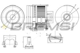 Bremsi FE0808 - FILTRO DE COMBUSTIBLE | FUEL FILTER