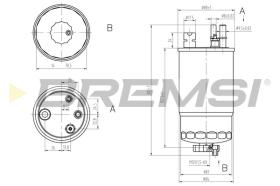 Bremsi FE0811 - FILTRO DE COMBUSTIBLE | FUEL FILTER