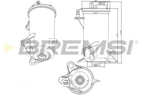 Bremsi FE0813 - FILTRO DE COMBUSTIBLE | FUEL FILTER