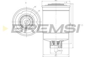 Bremsi FE0814 - FILTRO DE COMBUSTIBLE | FUEL FILTER