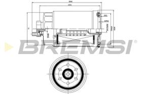 Bremsi FE0815 - FILTRO DE COMBUSTIBLE | FUEL FILTER