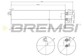 Bremsi FE0821 - FILTRO DE COMBUSTIBLE | FUEL FILTER