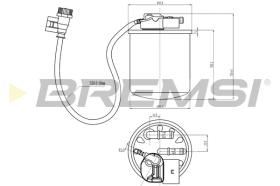 Bremsi FE0824 - FILTRO DE COMBUSTIBLE | FUEL FILTER