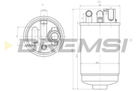 Bremsi FE0829 - FILTRO DE COMBUSTIBLE | FUEL FILTER
