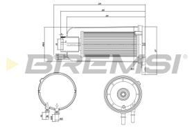 Bremsi FE0834 - FILTRO DE COMBUSTIBLE | FUEL FILTER